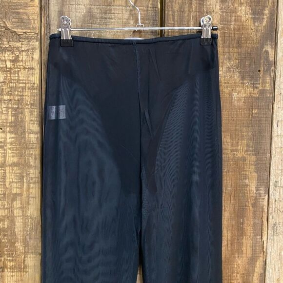 NWT Superdown Deja set pants bra outfit mesh print flares flame 2 pc Revolve M - Picture 9 of 12
